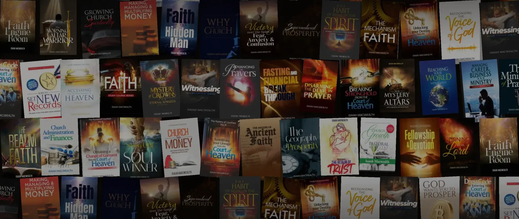 Prophet Isaiah Macwealth's books